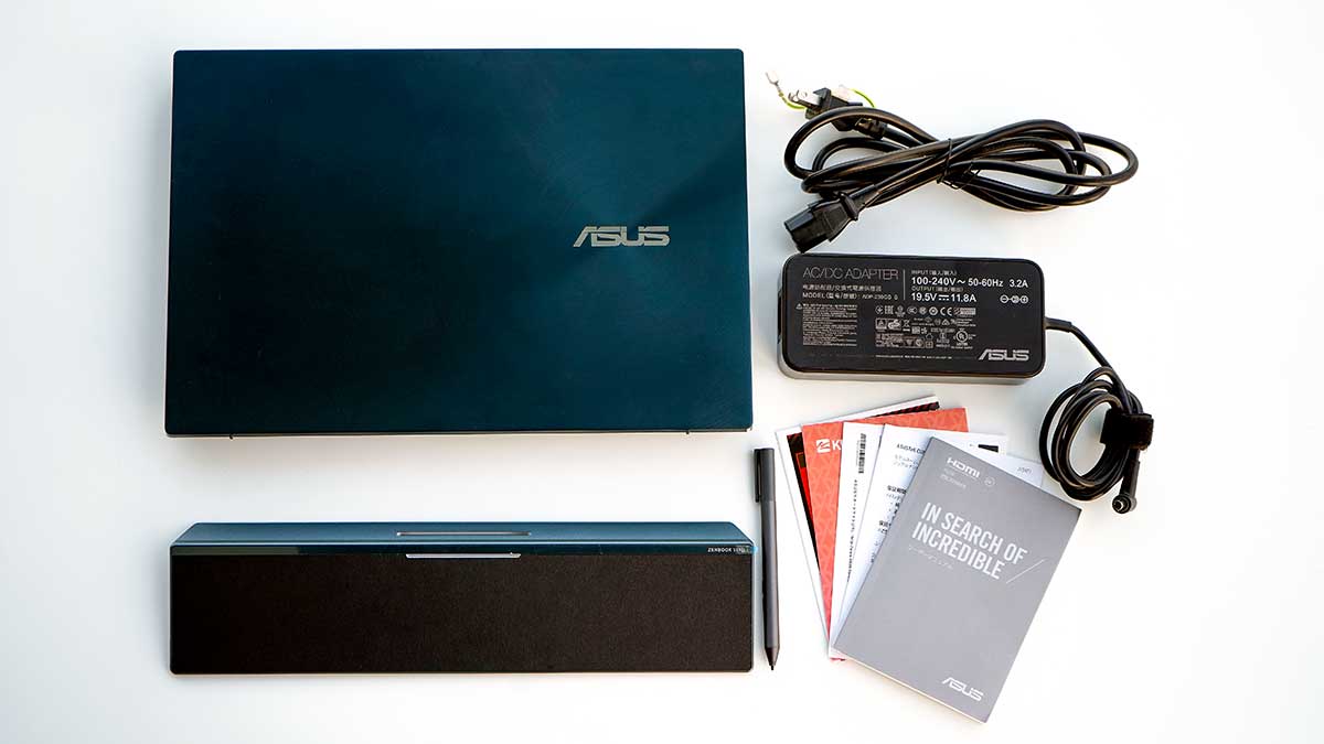 ASUS ZenBook Pro Duo UX581GV - 付属品